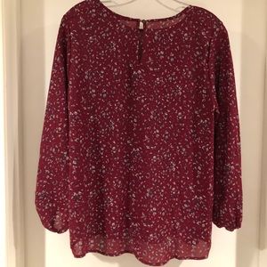 West Kei ballon-sleeve blouse